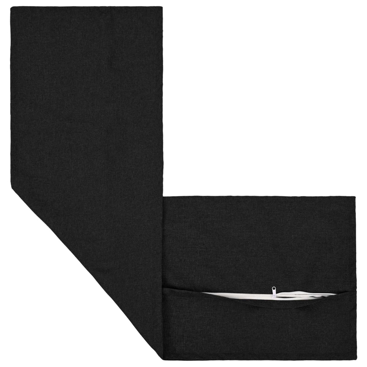 Jastuk s jastukom HOUTEN Crna 40 x 145 cm Umjetni lan
