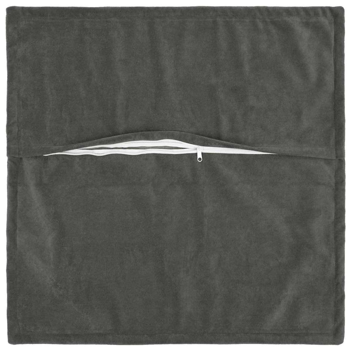 Jastuk 2 kom. HOUTEN Antracit 80 x 80 cm Mikrofibra Flis