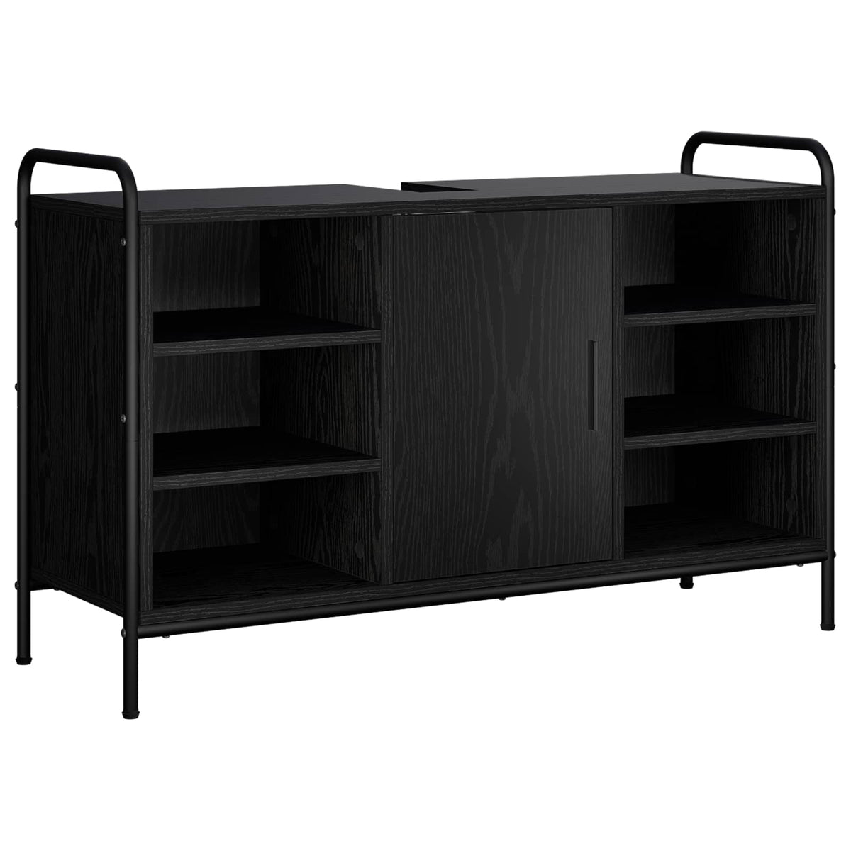 Set ormarića za kupaonicu 2 kom. Crni hrast 65,5 x 34 x 61 cm