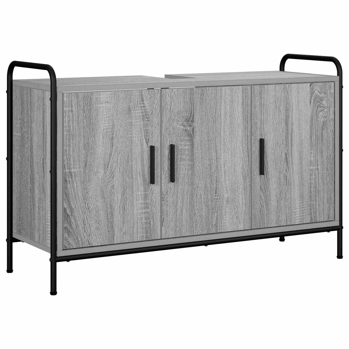 Set ormarića za kupaonicu 3 kom. Siva Sonoma 40 x 36 x 99,5 cm