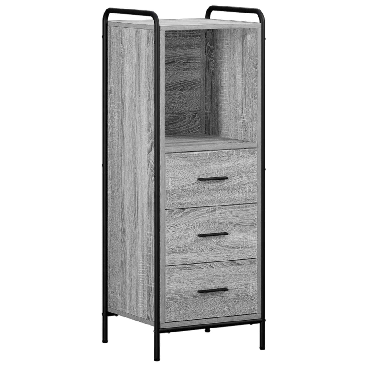 Set ormarića za kupaonicu 3 kom. Siva Sonoma 40 x 36 x 109,5 cm