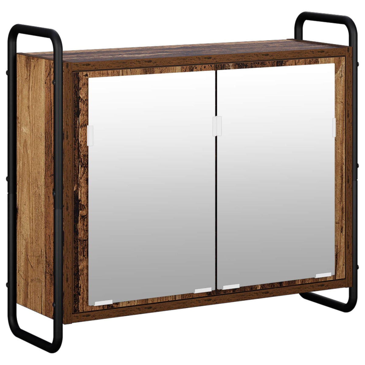 Set ormarića za kupaonicu 3 kom. Staro drvo 40 x 36 x 200,5 cm