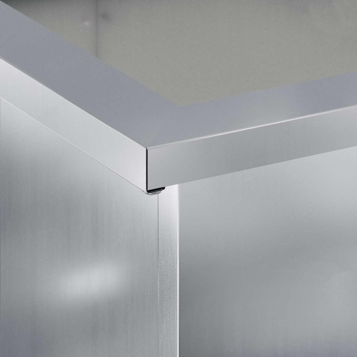 Vrtna posuda za sadnju s LED svjetlom Srebrna 30 x 30 x 30 cm