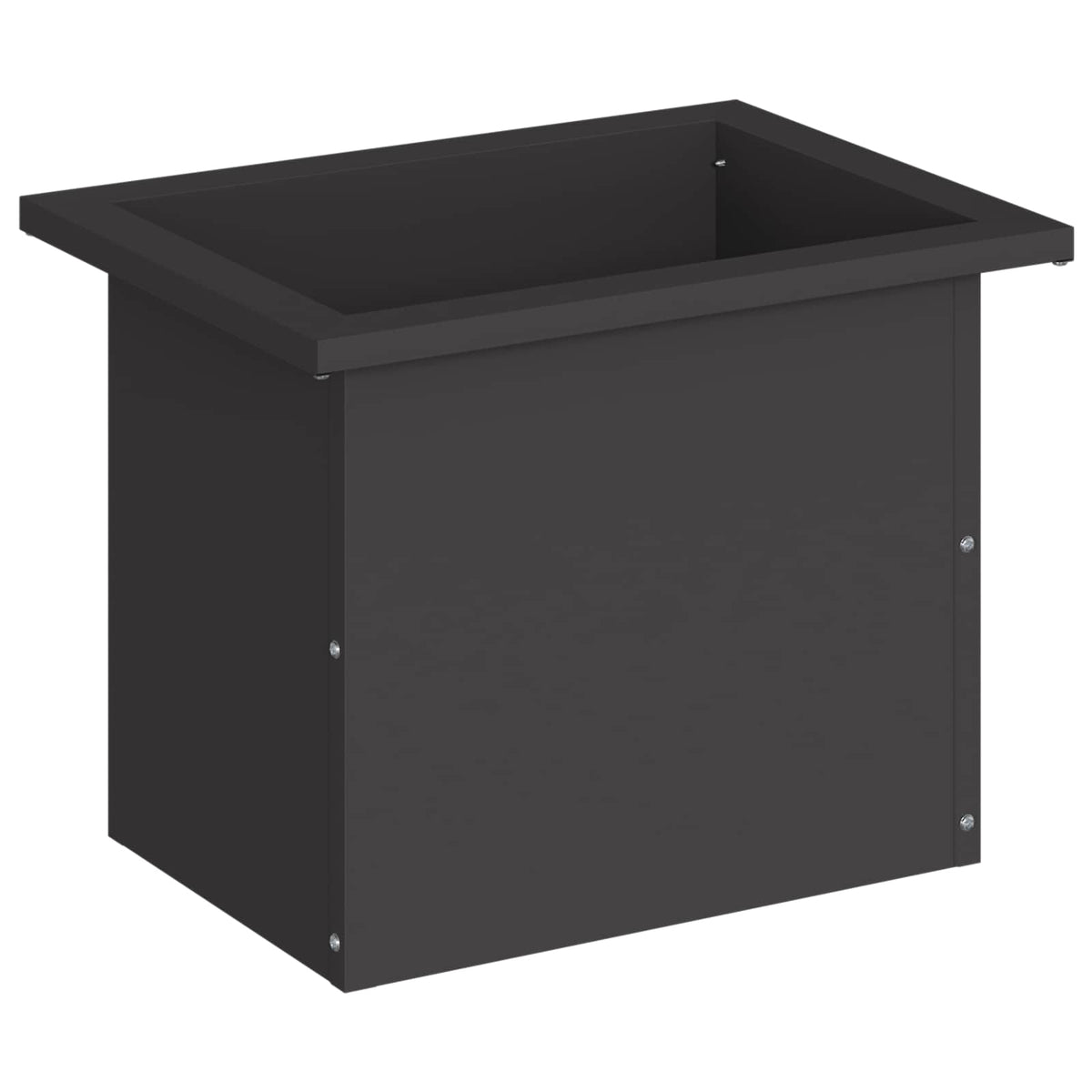 Vrtna posuda za sadnju s LED svjetlom Crna 30 x 40 x 30 cm