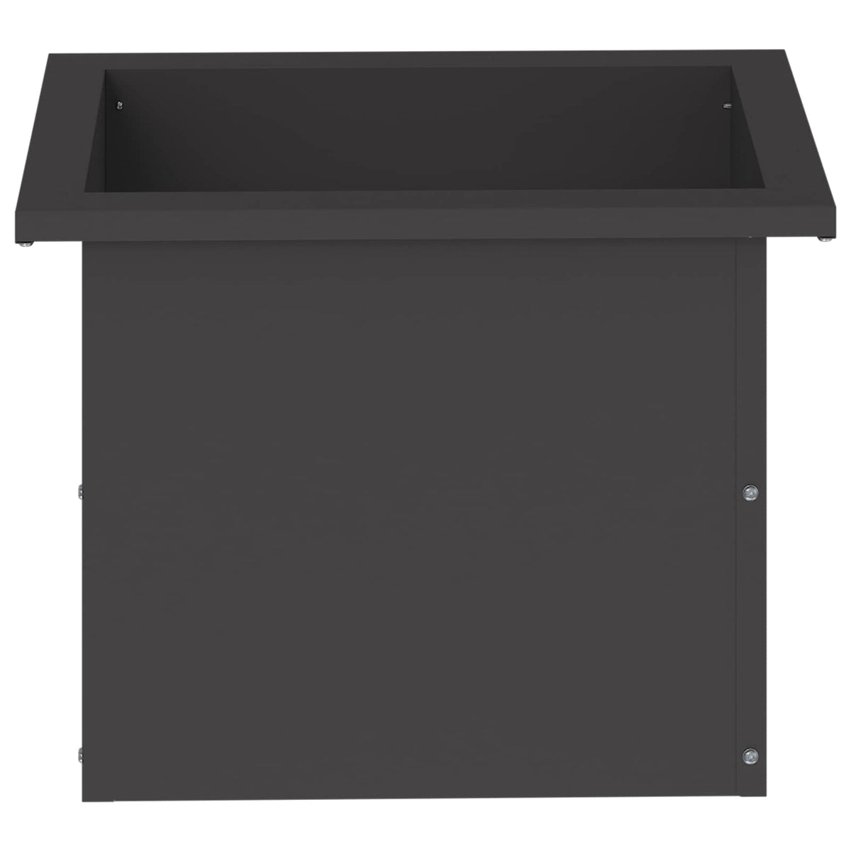 Vrtna posuda za sadnju s LED svjetlom Crna 30 x 40 x 30 cm