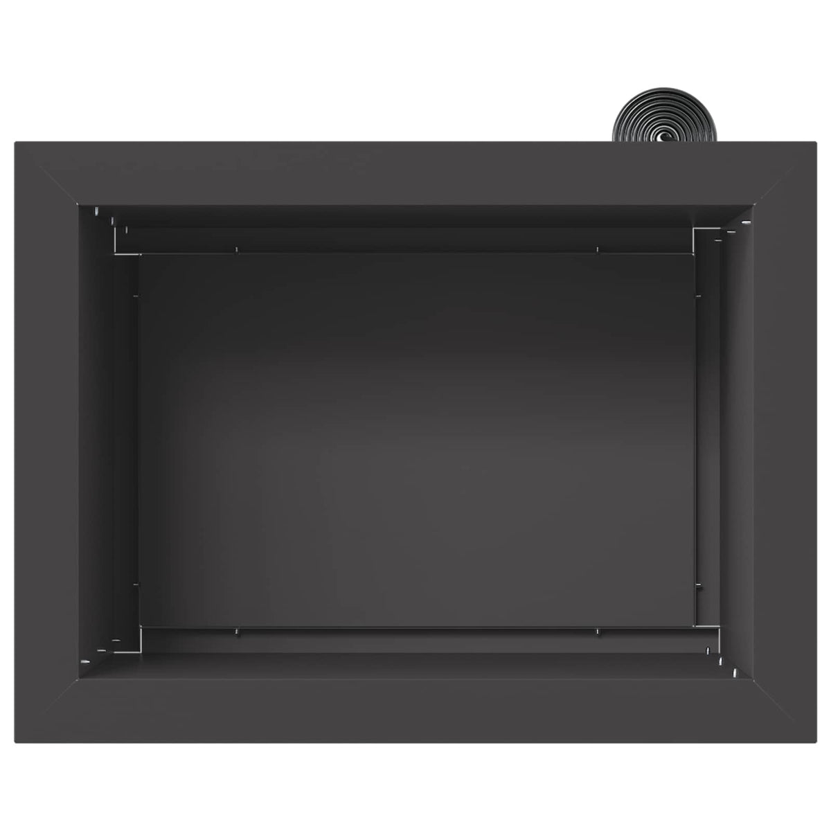 Vrtna posuda za sadnju s LED svjetlom Crna 30 x 40 x 30 cm