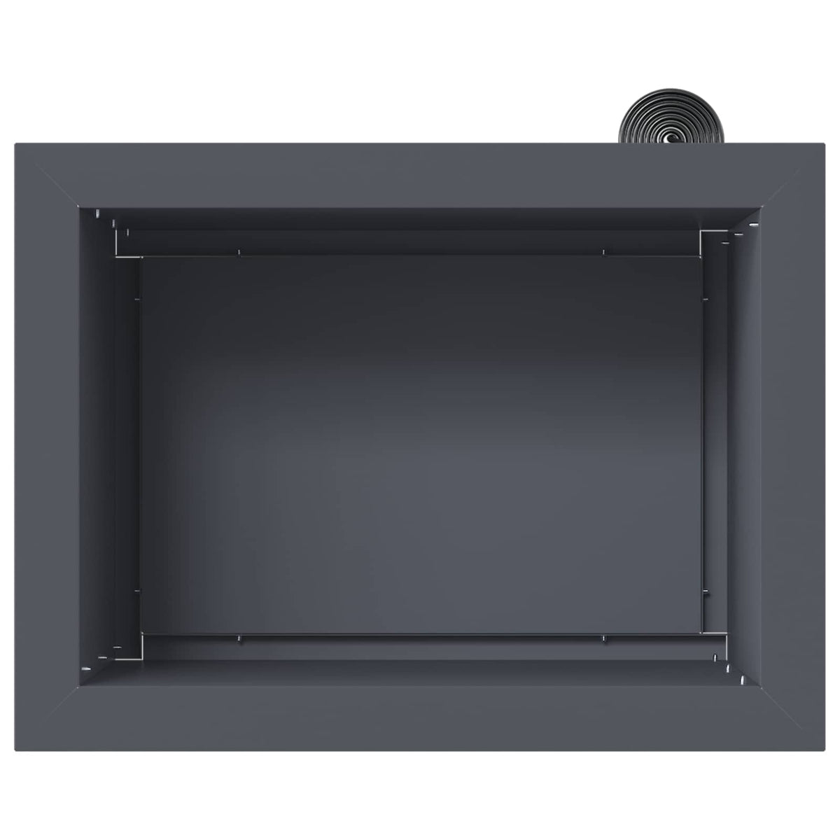 Vrtna posuda za sadnju s LED svjetlom Antracit 30 x 40 x 30 cm