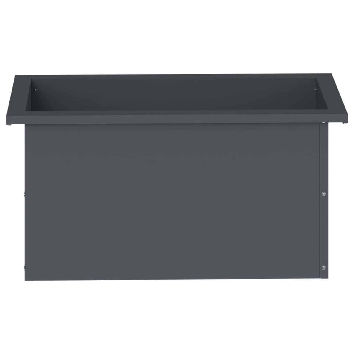 Vrtna posuda za sadnju s LED svjetlom Antracit 30 x 60 x 30 cm