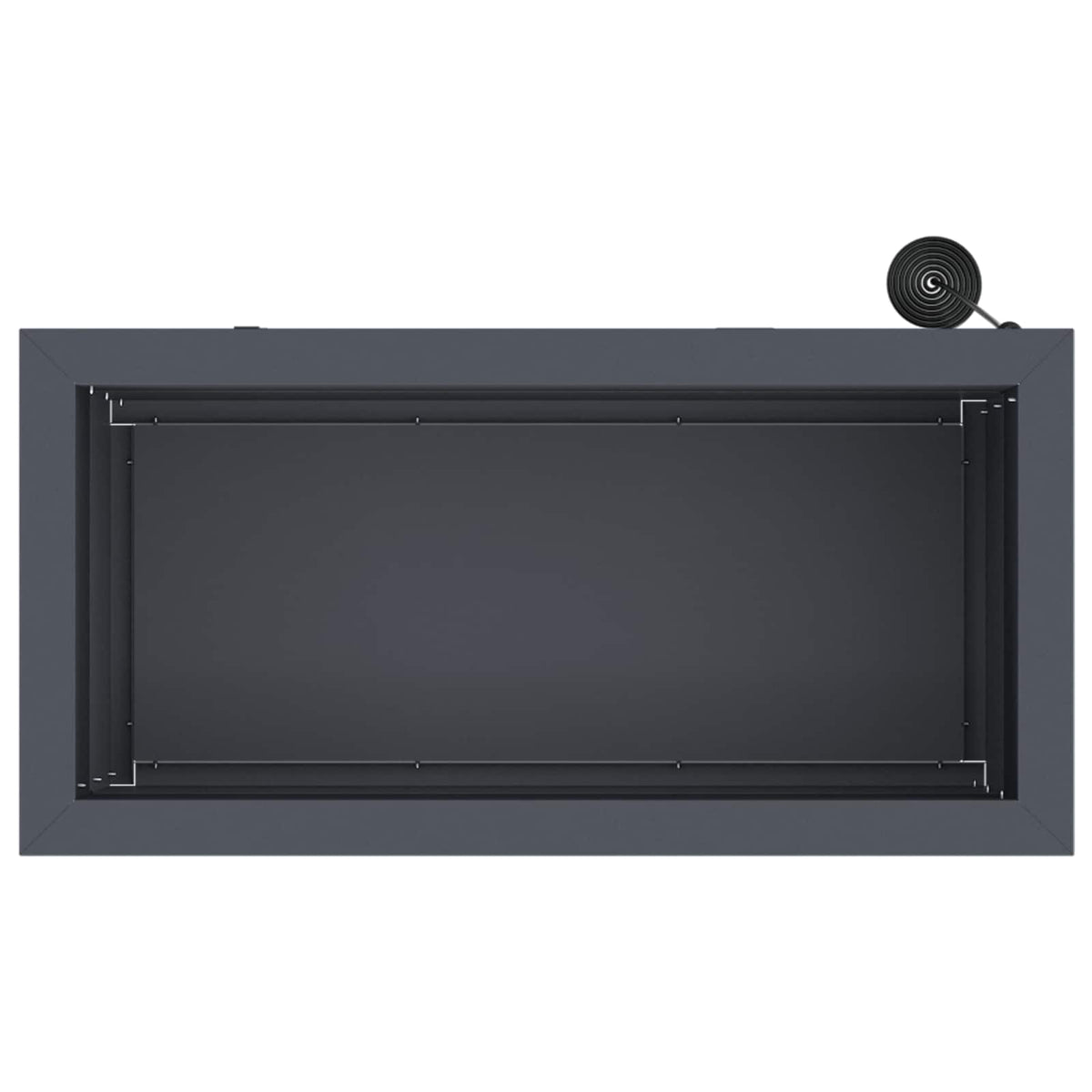Vrtna posuda za sadnju s LED svjetlom Antracit 30 x 60 x 30 cm