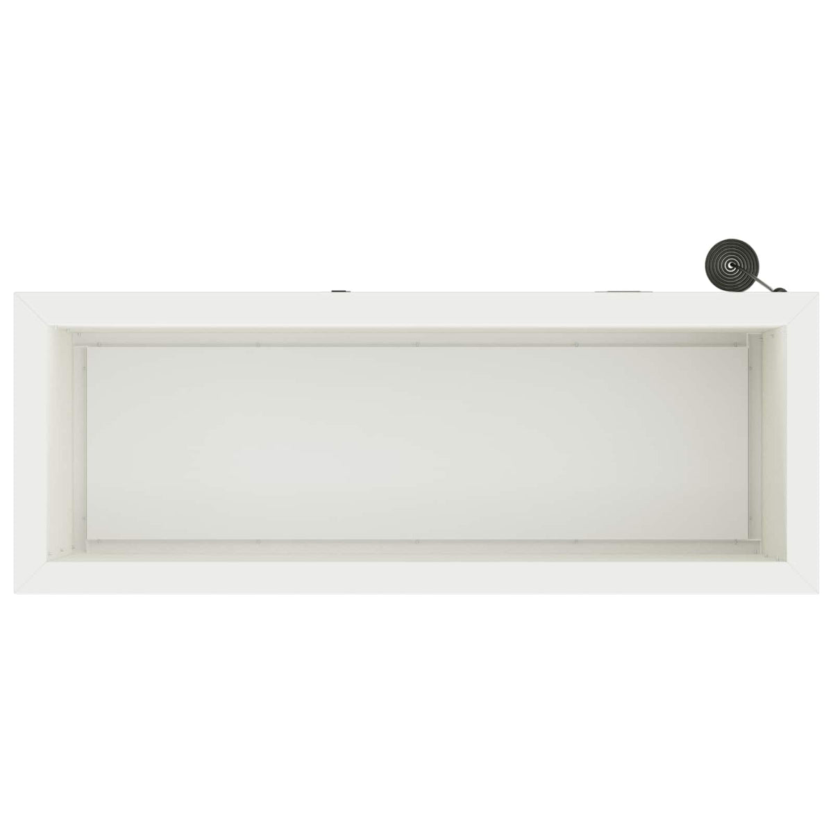 Vrtna posuda za sadnju s LED svjetlom Bijela 30 x 80 x 30 cm