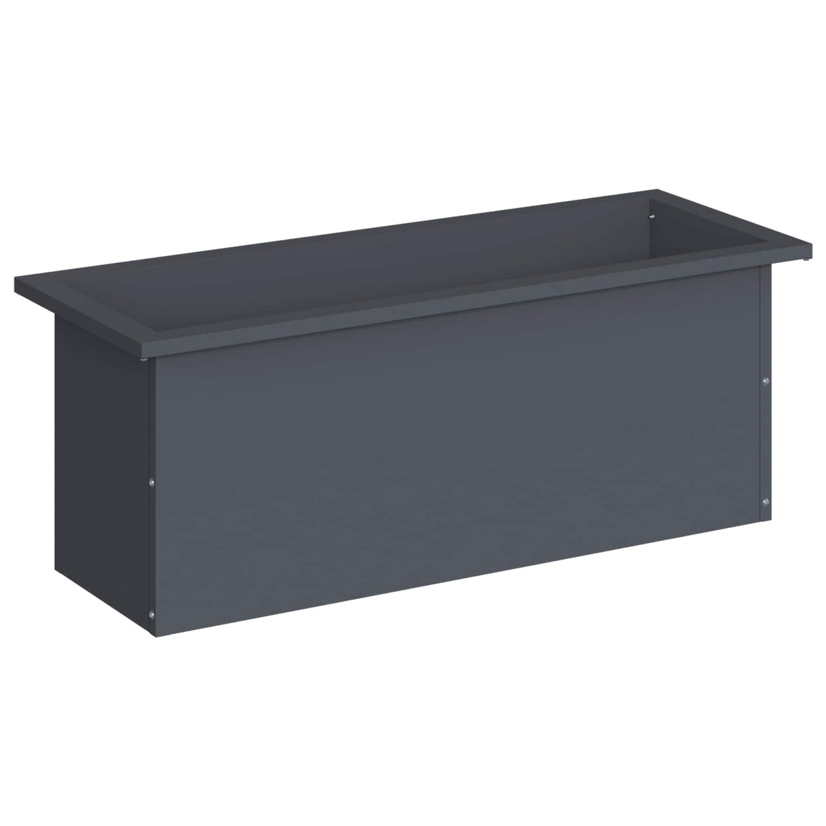 Vrtna posuda za sadnju s LED svjetlom Antracit 30 x 80 x 30 cm