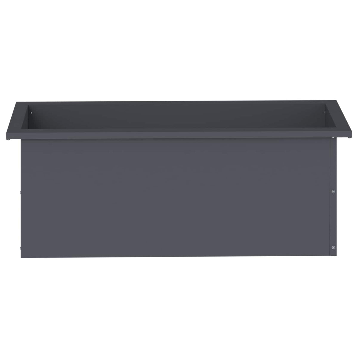 Vrtna posuda za sadnju s LED svjetlom Antracit 30 x 80 x 30 cm