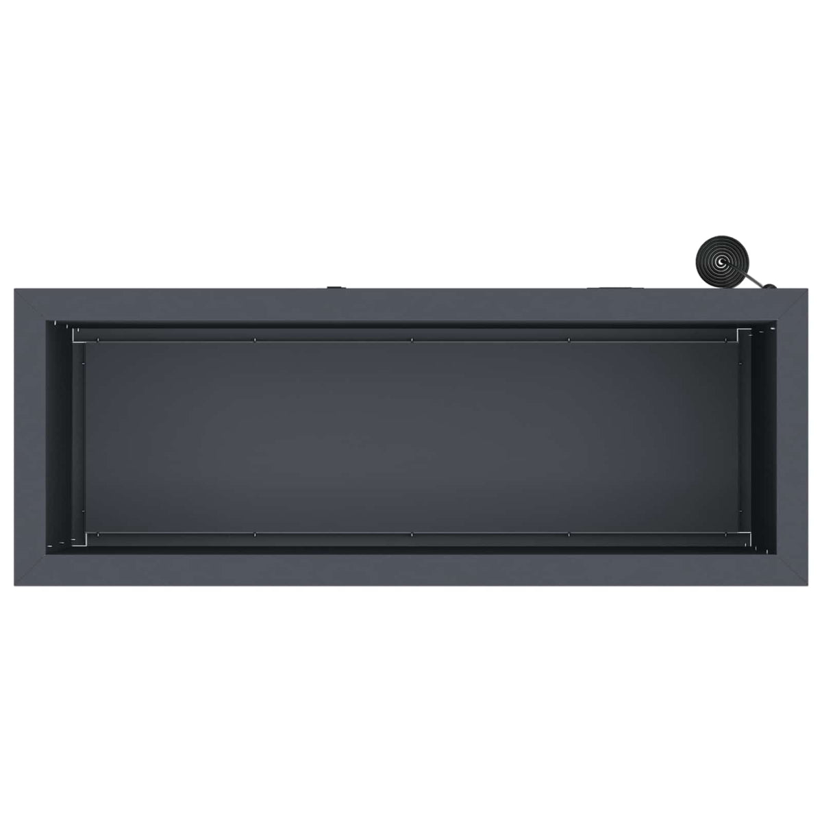 Vrtna posuda za sadnju s LED svjetlom Antracit 30 x 80 x 30 cm
