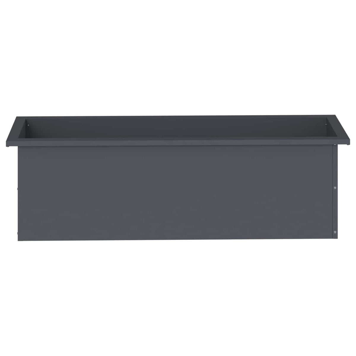Vrtna posuda za sadnju s LED svjetlom Antracit 30 x 100 x 30 cm