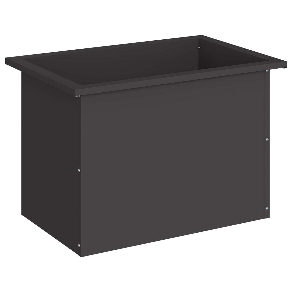 Vrtna posuda za sadnju s LED svjetlom Crna 40 x 60 x 40 cm
