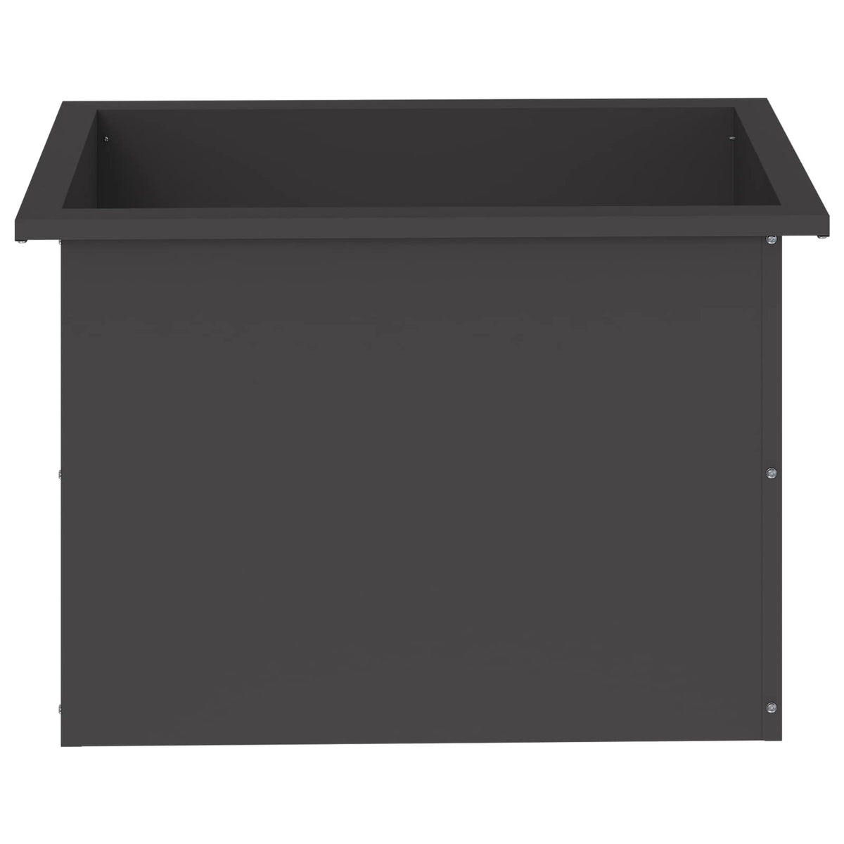 Vrtna posuda za sadnju s LED svjetlom Crna 40 x 60 x 40 cm