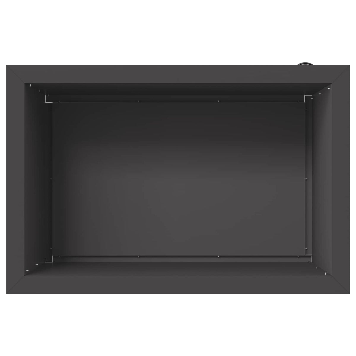 Vrtna posuda za sadnju s LED svjetlom Crna 40 x 60 x 40 cm
