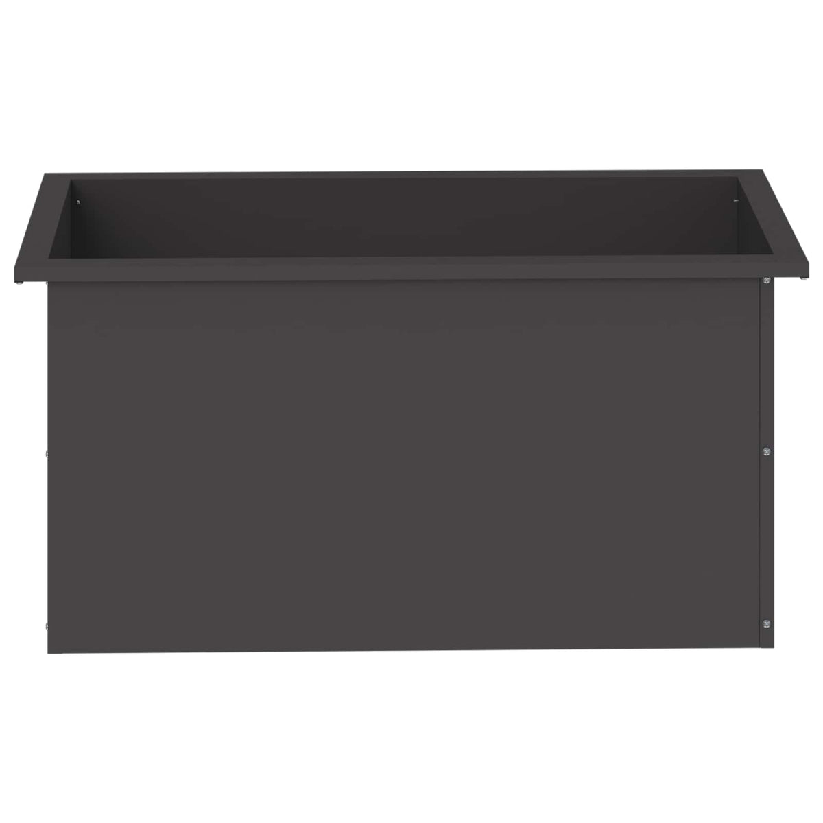 Vrtna posuda za sadnju s LED svjetlom Crna 40 x 80 x 40 cm
