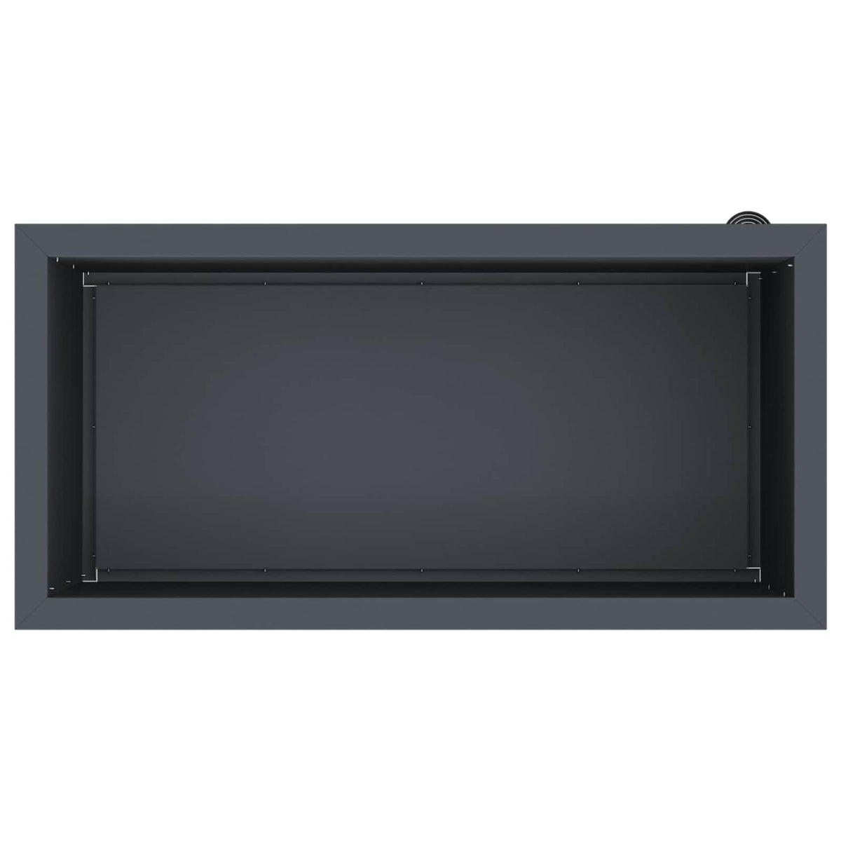 Vrtna posuda za sadnju s LED svjetlom Antracit 40 x 80 x 40 cm