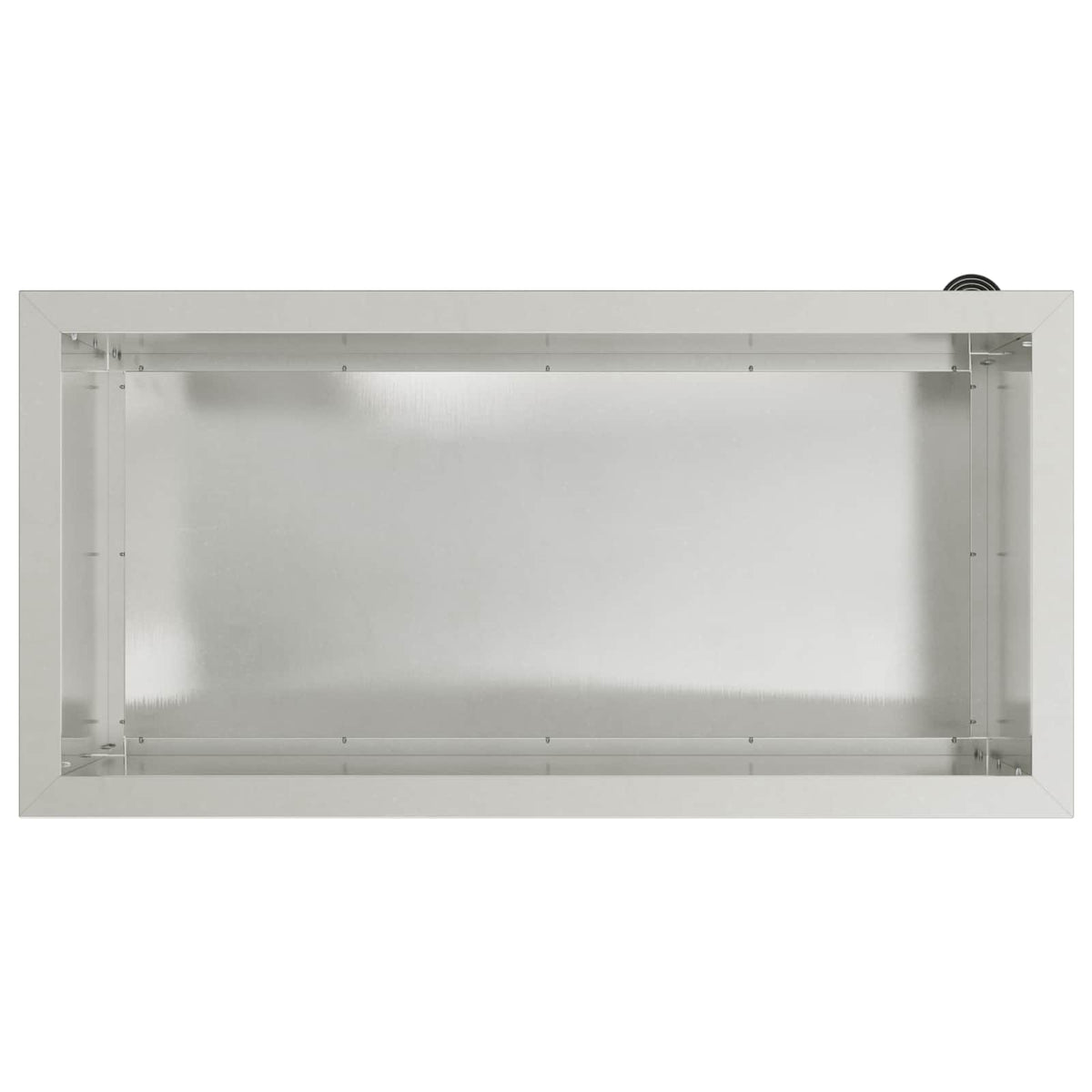 Vrtna posuda za sadnju s LED svjetlom Srebrna 40 x 80 x 40 cm