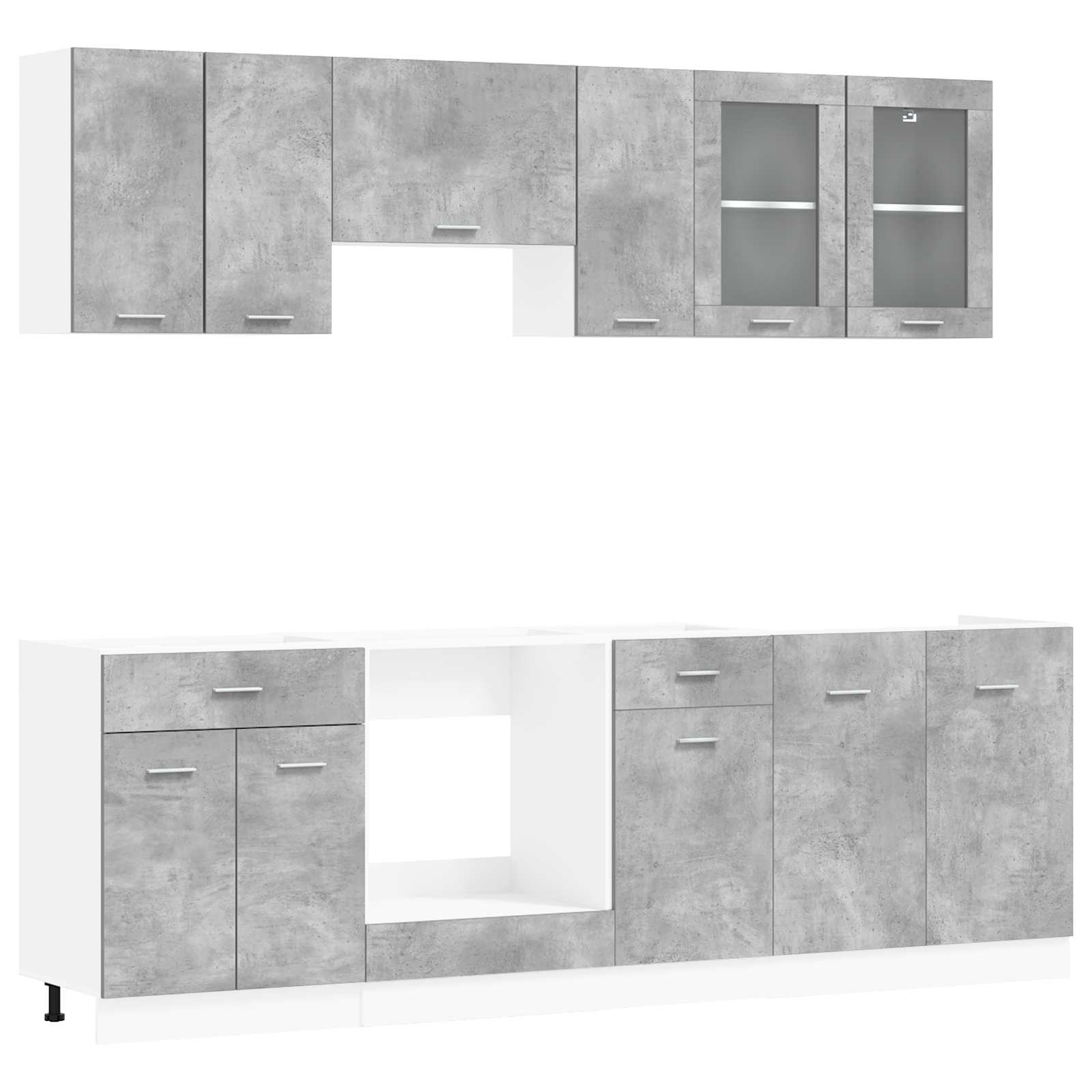 Kuhinjska jedinica Lyon 8 pcs Konstruirano drvo
