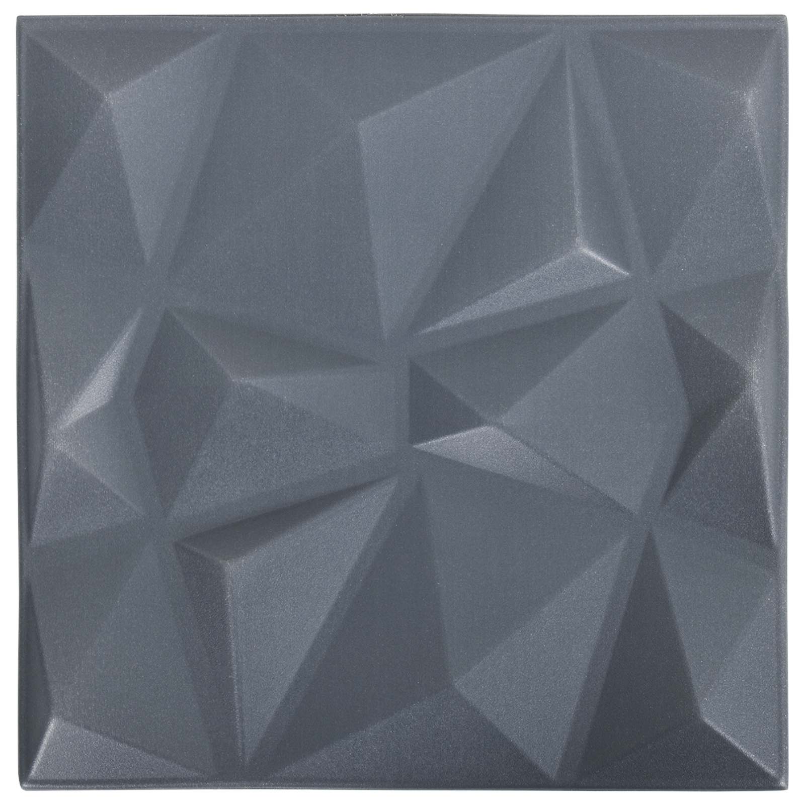 Zidne panele 24 pcs Dijamant siva 50 x 50 cm XPS pjena