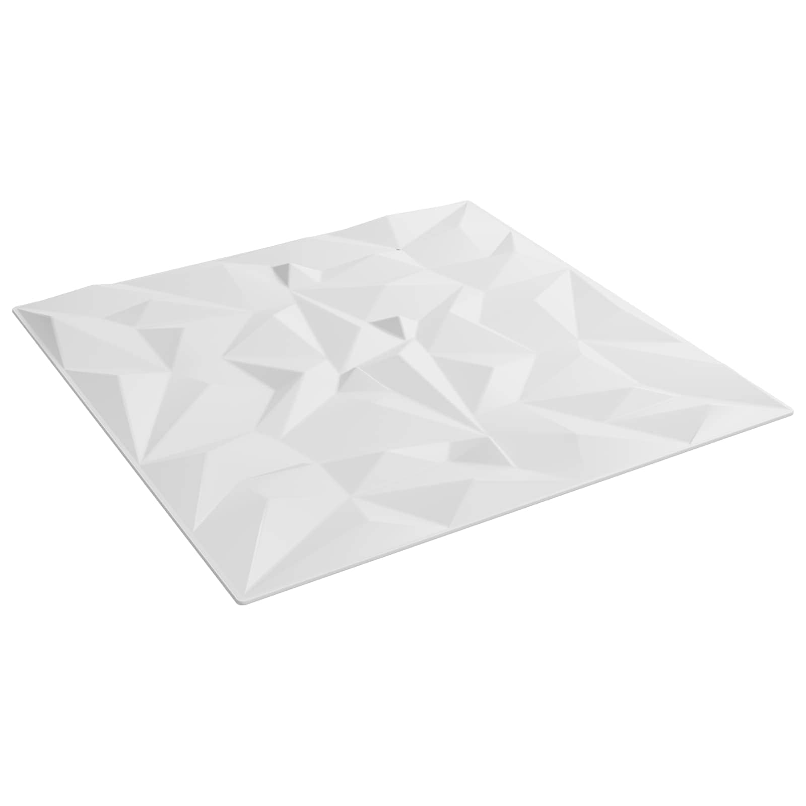 Zidne panele 24 pcs Bijela 50 x 50 cm XPS pjena