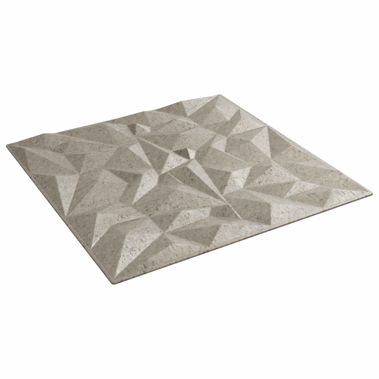 Zidne panele 12 pcs Ametist beton 50 x 50 cm XPS pjena
