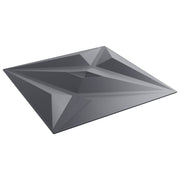 Zidne panele Zvijezda 12 pcs Zvijezda siva 50 x 50 cm XPS pjena