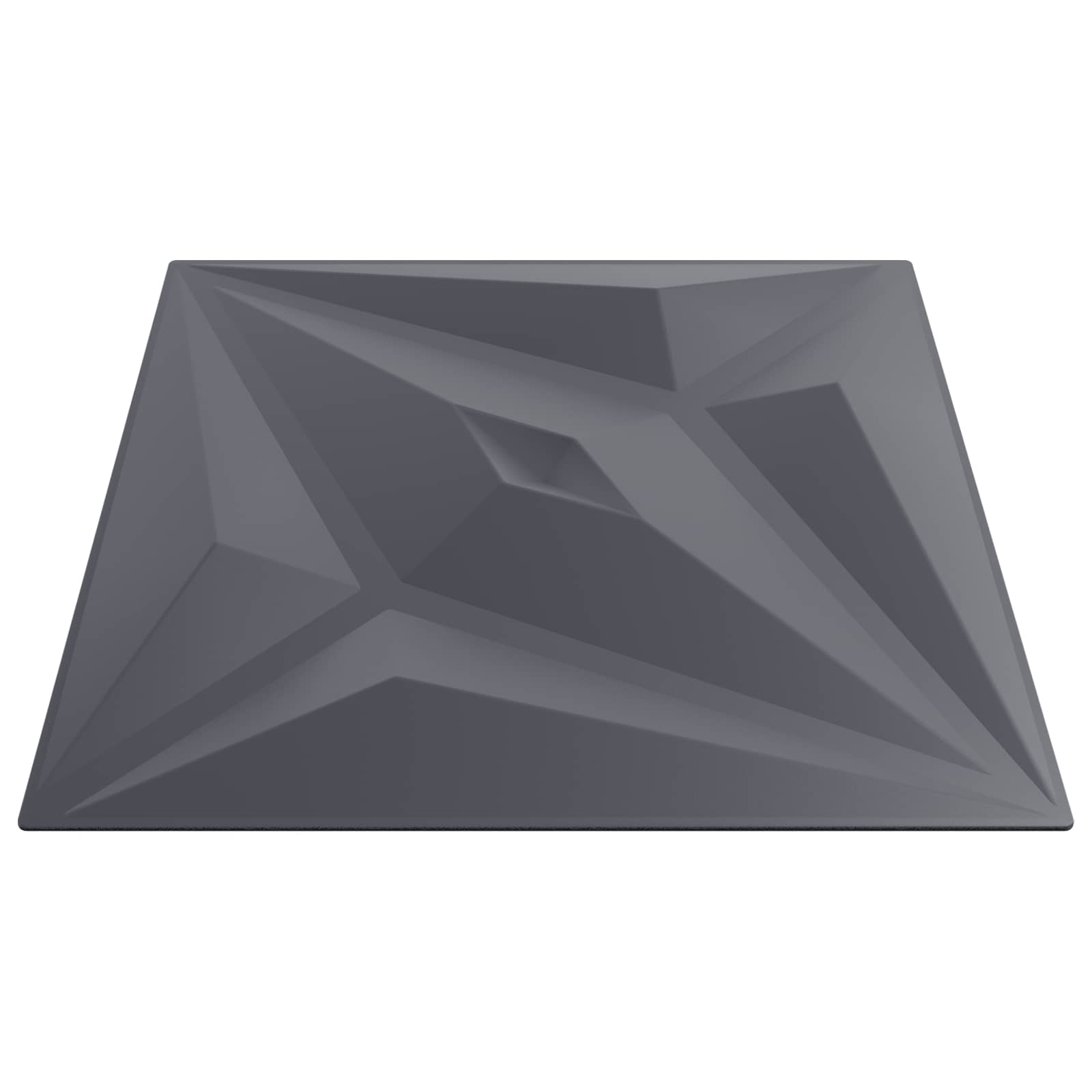 Zidne panele Zvijezda 12 pcs Zvijezda siva 50 x 50 cm XPS pjena