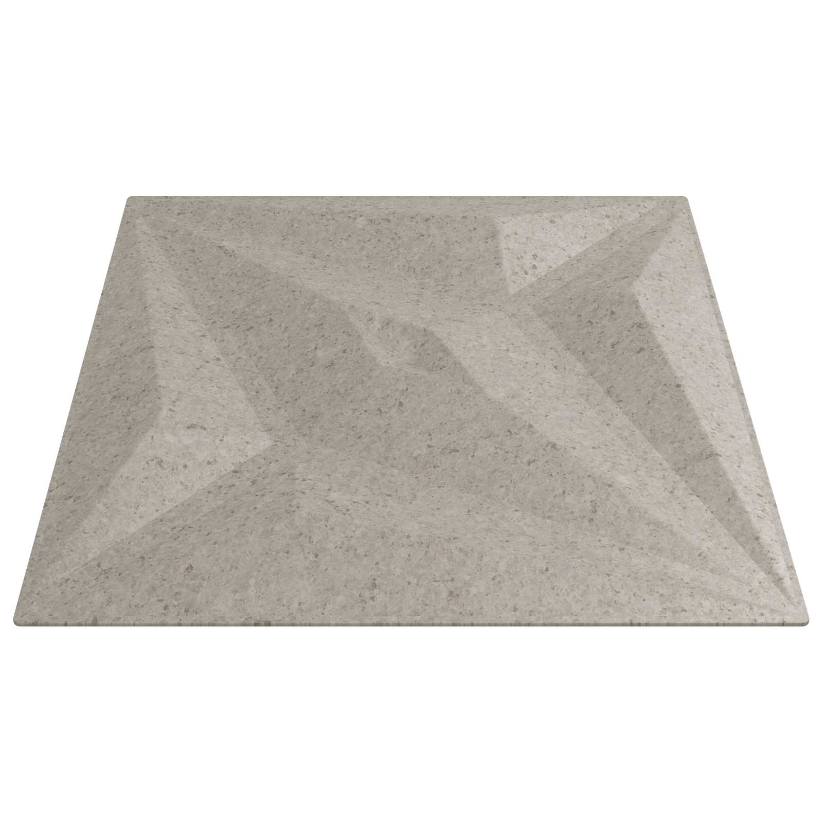 Zidne panele 12 pcs Zvijezda beton 50 x 50 cm XPS pjena
