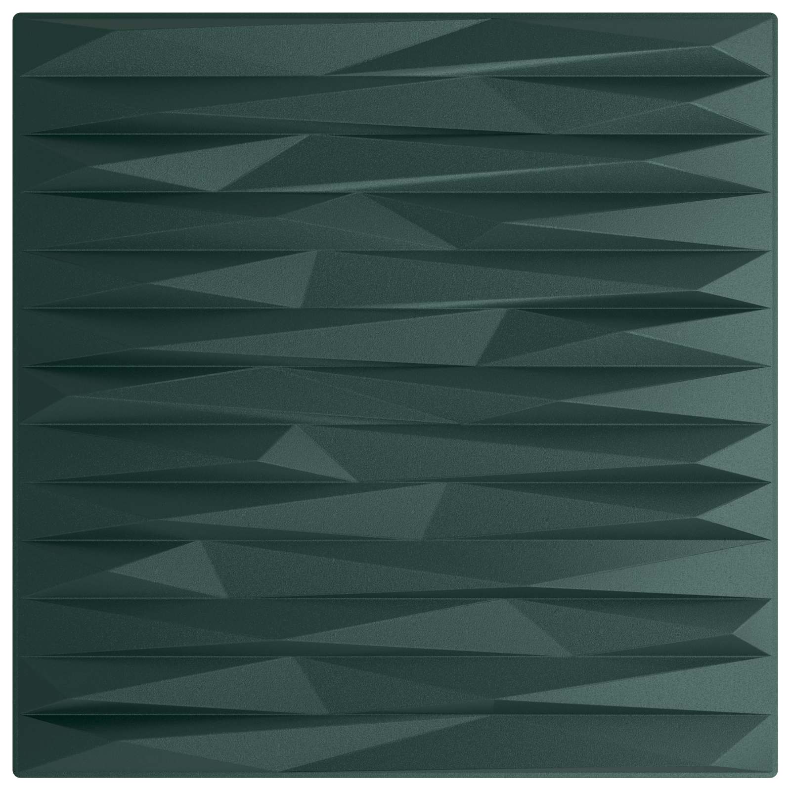 Zidne panele 12 pcs Kamen zelena 50 x 50 cm XPS pjena