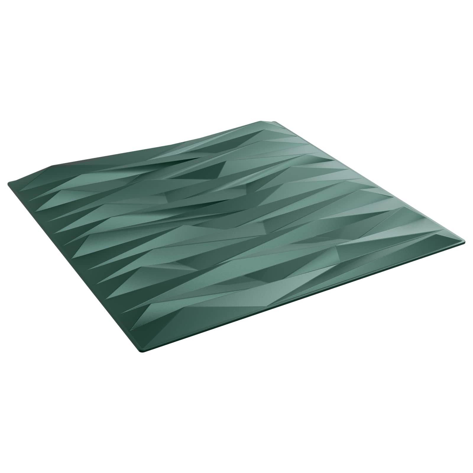 Zidne panele 24 pcs Kamen zelena 50 x 50 cm XPS pjena