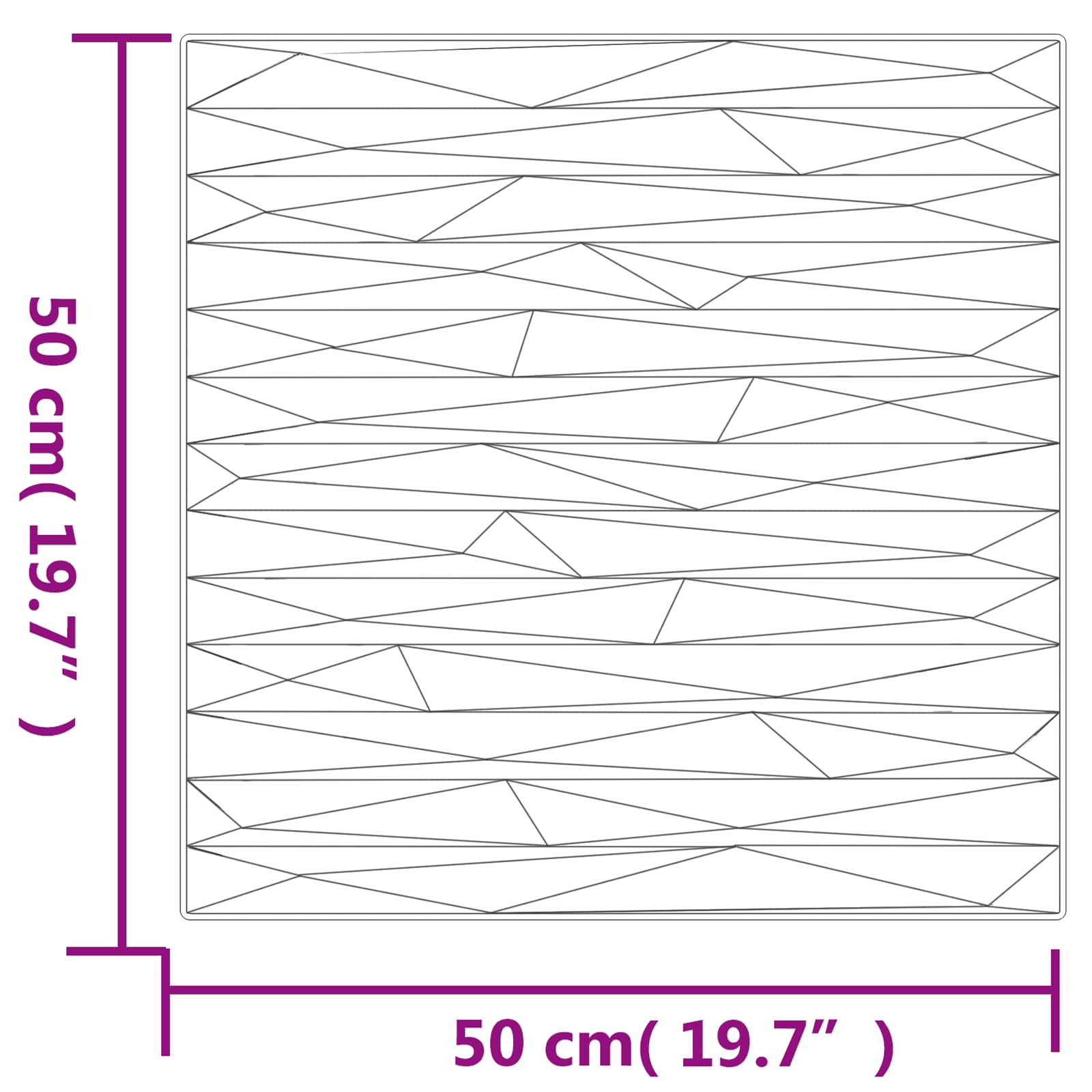 Zidne panele 48 pcs Kamen zelena 50 x 50 cm XPS pjena