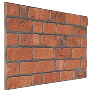 Zidne panele 10 pcs Terakota 100 x 50 cm EPS pjena