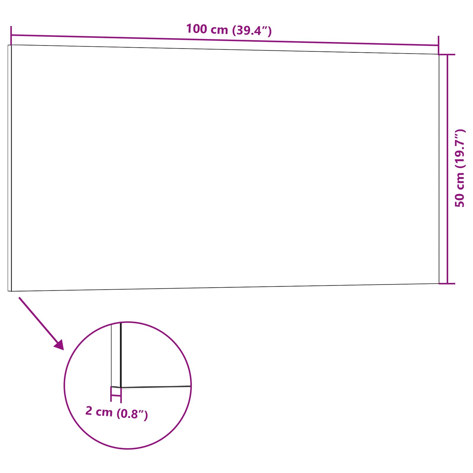 Zidne panele 10 pcs Crvena 100 x 50 cm EPS pjena