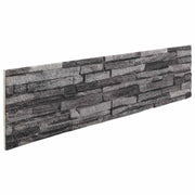 Zidne panele 10 pcs Antracit 100 x 25 cm EPS pjena