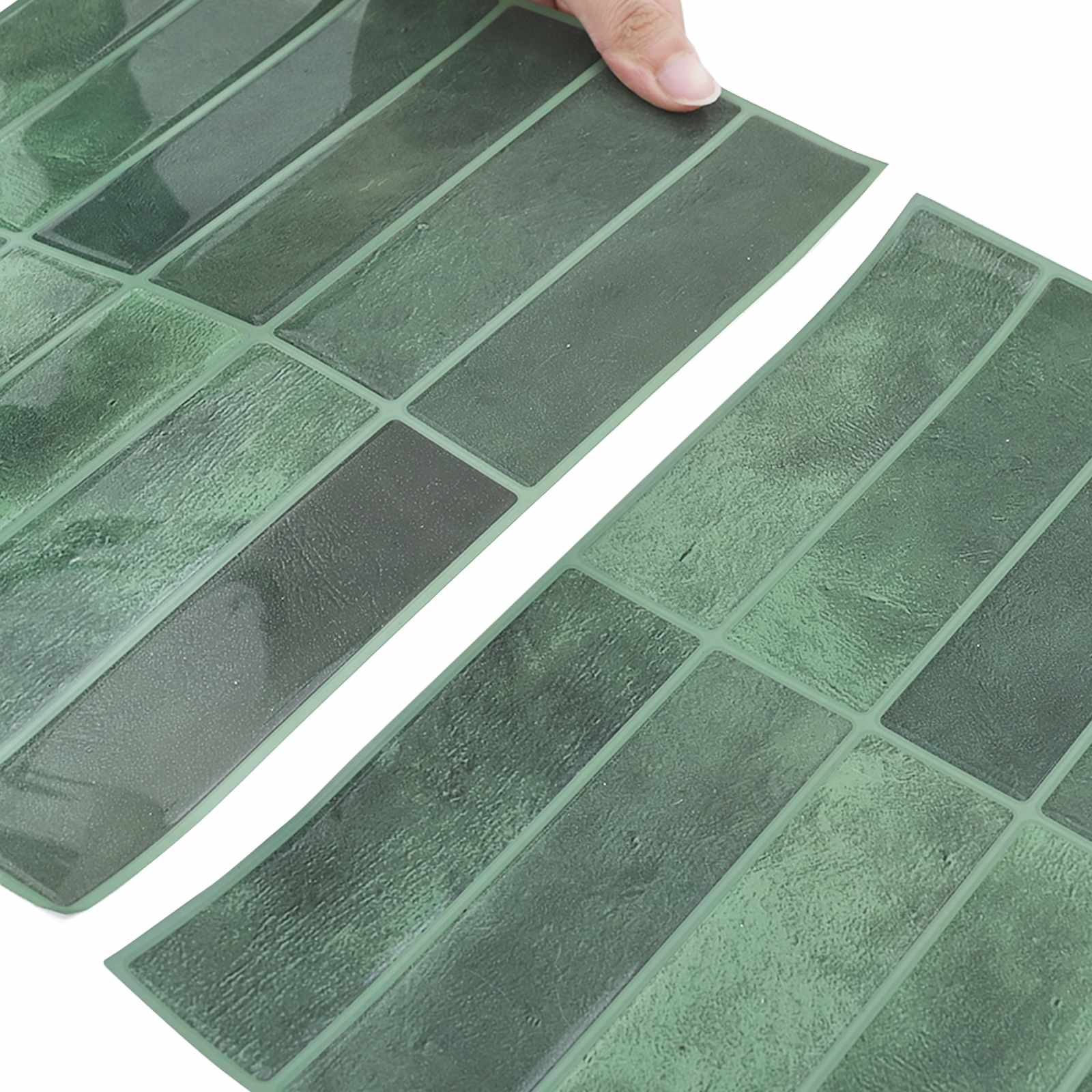 Pravougaona keramika 10 pcs Tamnozelena 29 x 23 x 0,08 cm