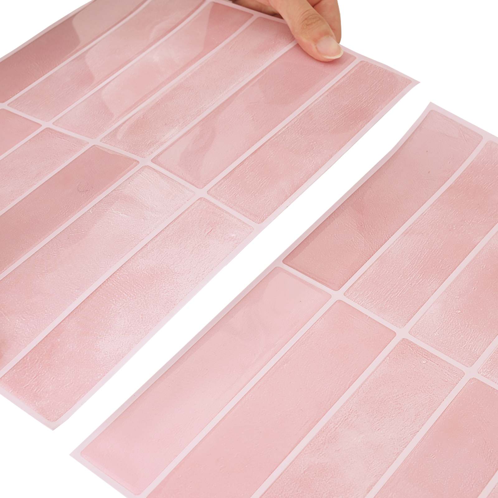 Pravougaona keramika 20 pcs Ružičasta 29 x 23 x 0,08 cm