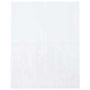 Pravougaona keramika 10 pcs Bijela 29 x 23 x 0,08 cm