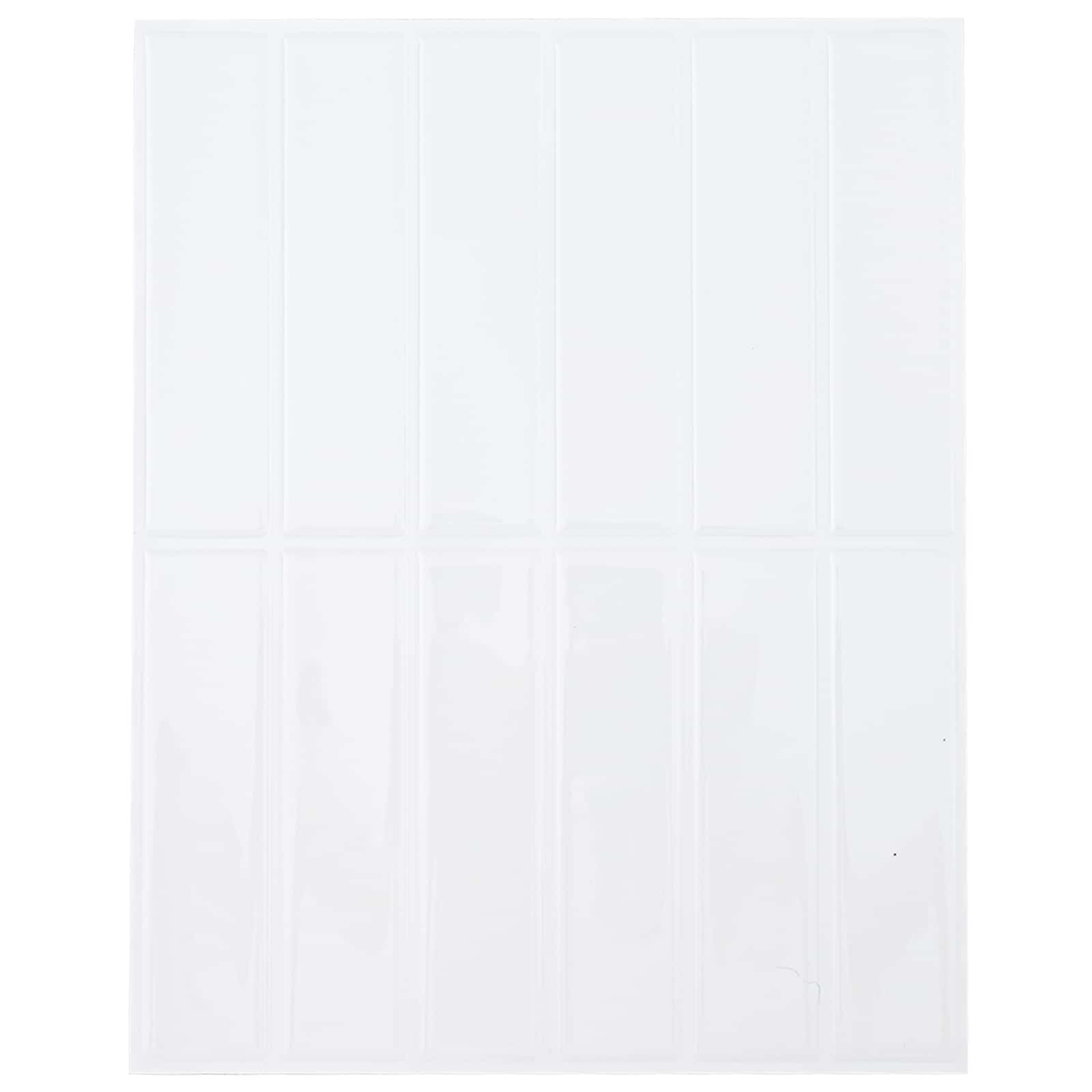 Pravougaona keramika 20 pcs Bijela 29 x 23 x 0,08 cm