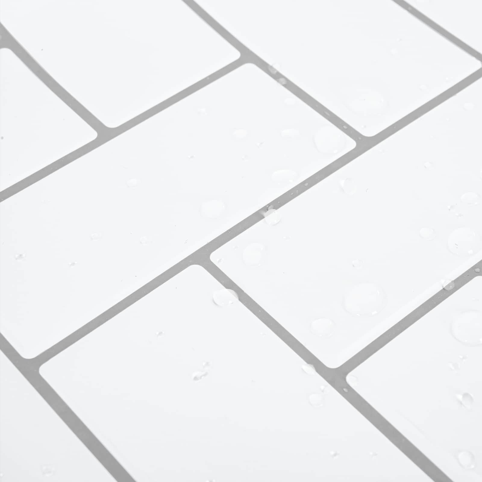 Pločica riblja kost 20 pcs Bijela siva 30 x 30 cm