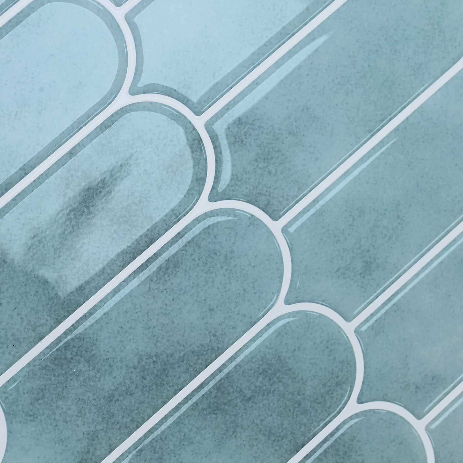 Pernata pločica 10 pcs Zelena 30 x 30 cm Poliuretan i PET
