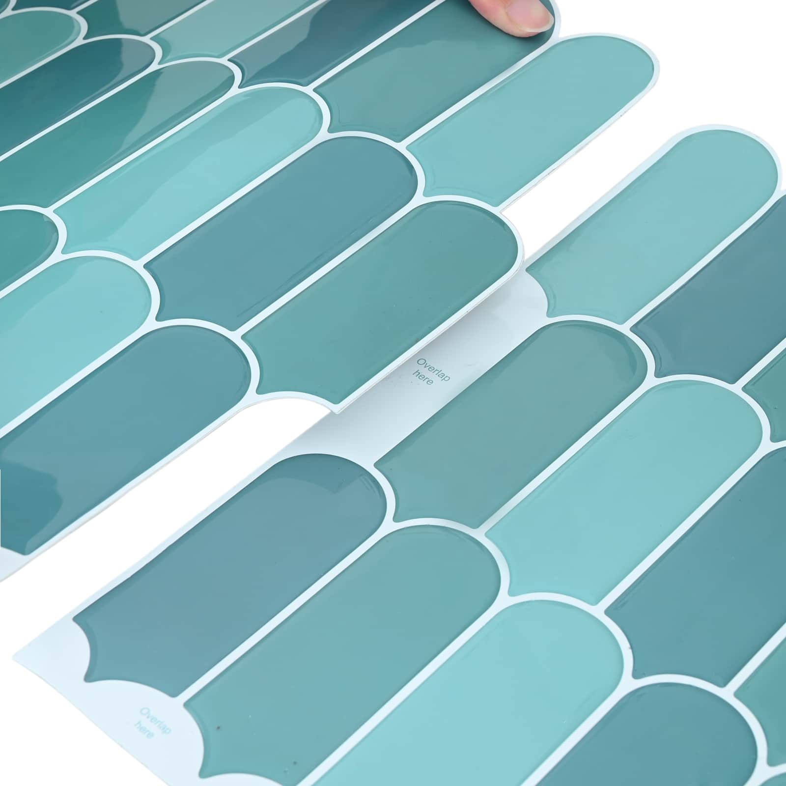 Pernata pločica 50 pcs Plava 30 x 30 cm Poliuretan i PET