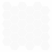Heksagonska pločica 10 pcs Bijela 30 x 30 cm Poliuretan i PET