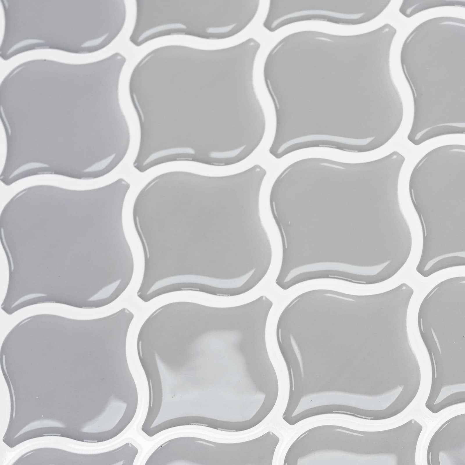 Lanturn ploča 50 pcs Siva 27 x 27 cm Poliuretan i PET