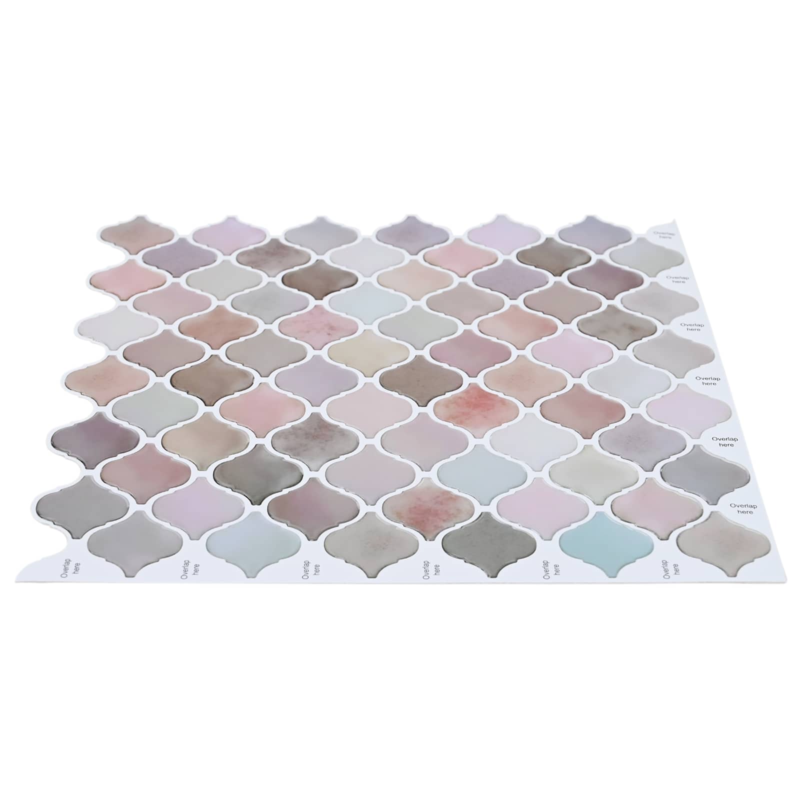 Lanturn ploča 10 pcs Bež 27 x 27 cm Poliuretan i PET