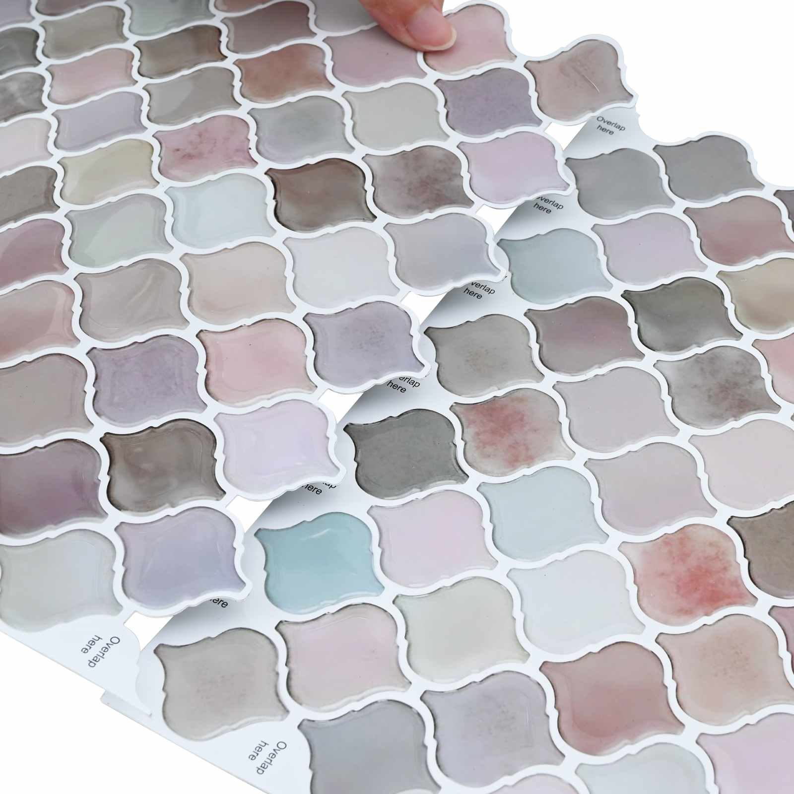 Lanturn ploča 20 pcs Bež 27 x 27 cm Poliuretan i PET