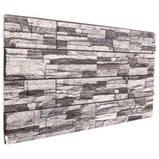 Zidne panele 10 pcs Tamno siva i svijetlo siva 100 x 50 cm