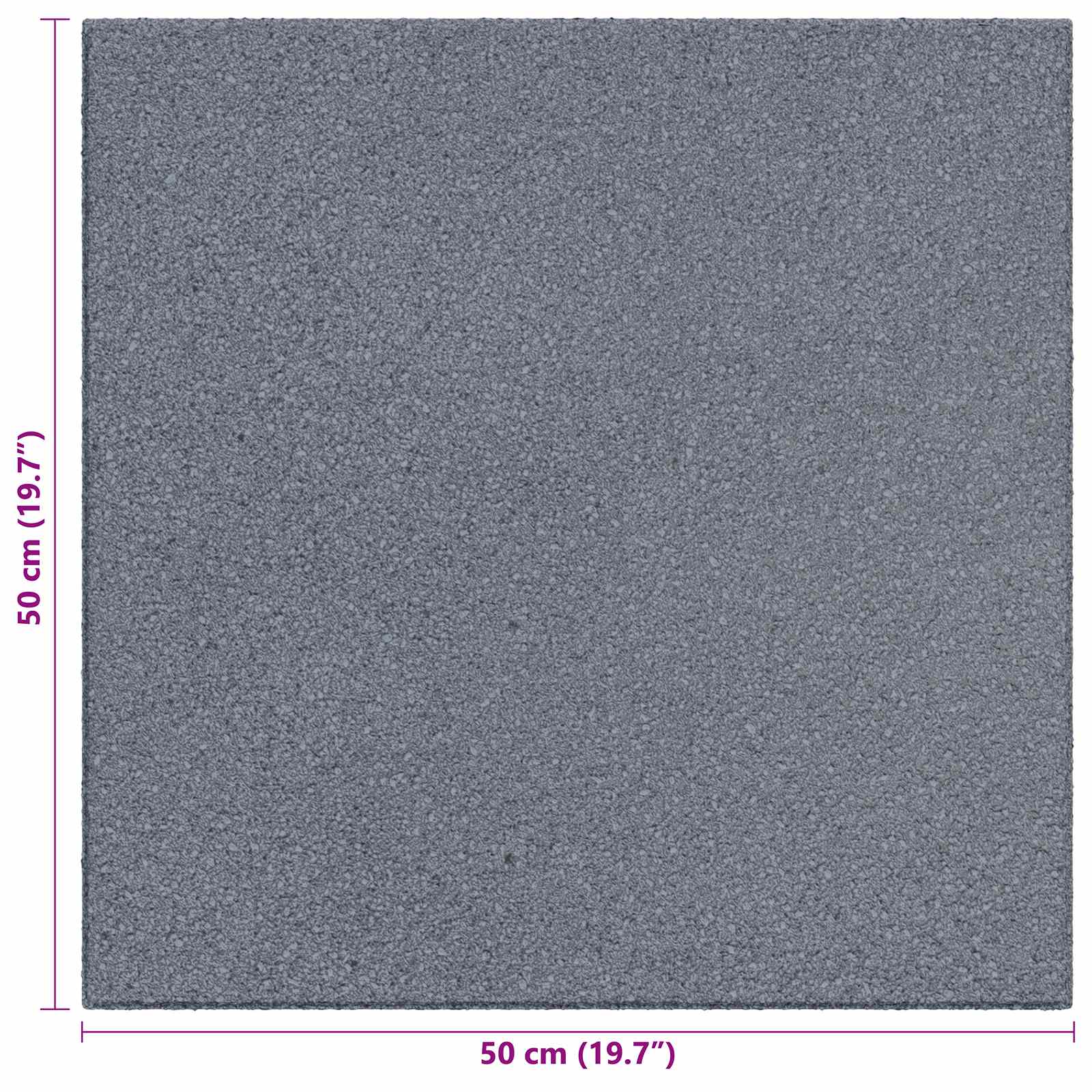 Ploče za zaštitu od padova 6 pcs Siva 50 x 50 cm Guma